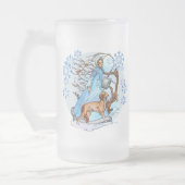 Winterwandern Mattglas Bierglas (Links)