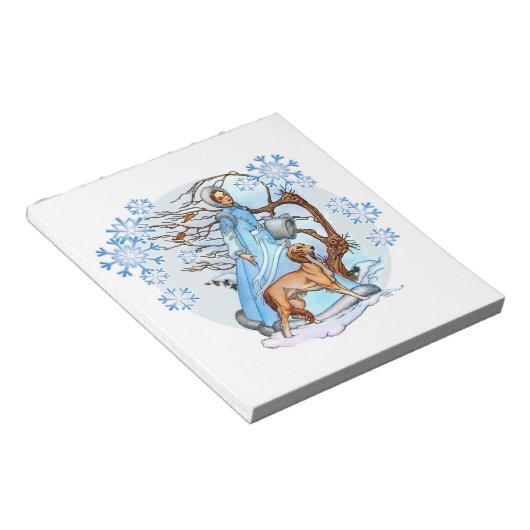 Winterwandern Notizblock (angewinkelt)