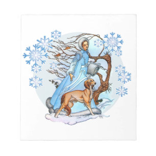 Winterwandern Notizblock