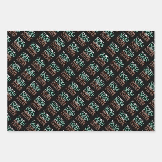 Winterwandern - nur kalt, wenn Stehend noch Quote Geschenkpapier Set (Vorderseite 3)