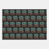 Winterwandern - nur kalt, wenn Stehend noch Quote Geschenkpapier Set (Vorderseite)