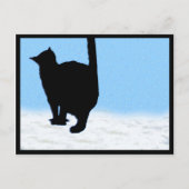 Winterwandern Postkarte (Vorderseite)