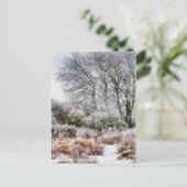 Winterwandern Postkarte (Stehend Vorderseite)