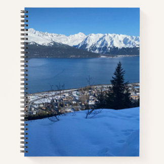 Winterwandern Seward Spiral Notebook Notizblock
