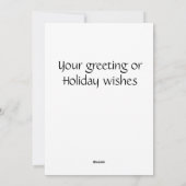 Winterwanderpferd 2024 feiertagskarte (Rückseite)