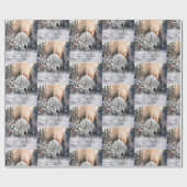 Winterwanderpferd 2024 geschenkpapier (Flach)