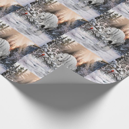 Winterwanderpferd 2024 geschenkpapier (Ecke)