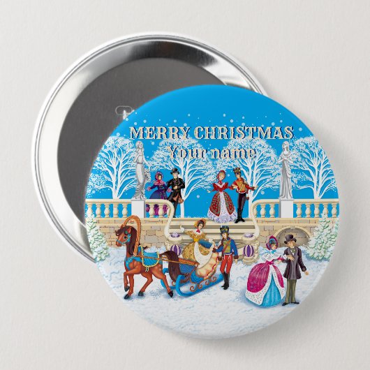 Winterwanderung Button (Vorne & Hinten)