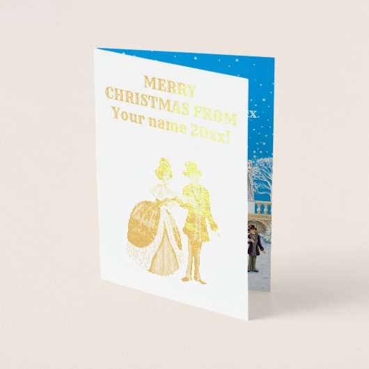 Winterwanderung Folienkarte (Vorderseite)