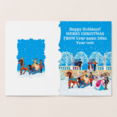 Winterwanderung Folienkarte (Innenseite)