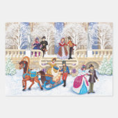 Winterwanderung Geschenkpapier Set (Vorderseite 3)