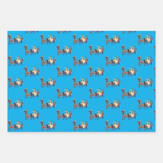 Winterwanderung Geschenkpapier Set (Vorderseite 2)