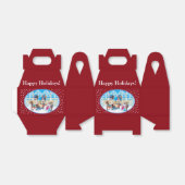 Winterwanderung Geschenkschachtel (Ungefaltet)