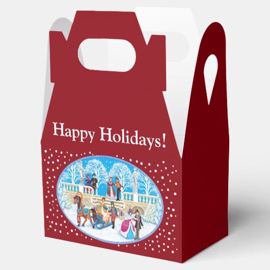 Winterwanderung Geschenkschachtel (Geöffnet)