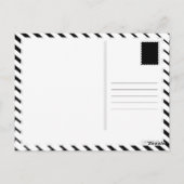 Winterwanderung im Park Postkarte (Rückseite)