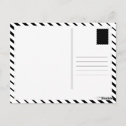 Winterwanderung im Park Postkarte (Rückseite)