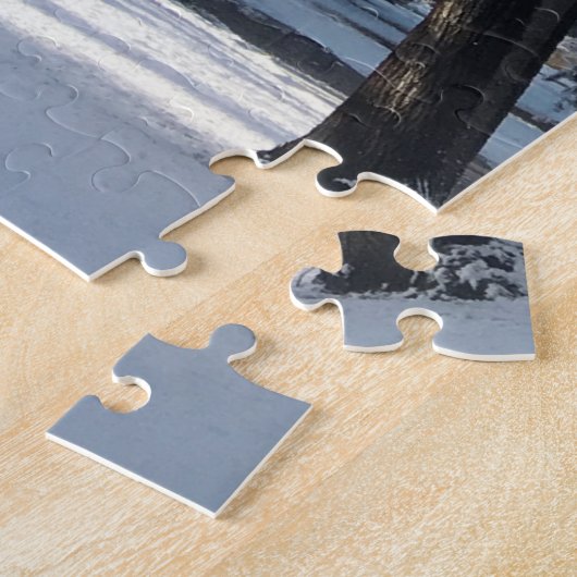 Winterwanderung im Park Puzzle (Seite)