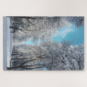 Winterwanderung im Park Puzzle (Horizontal)