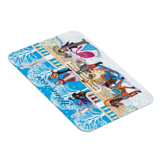 Winterwanderung Magnet (Rechte Seite)