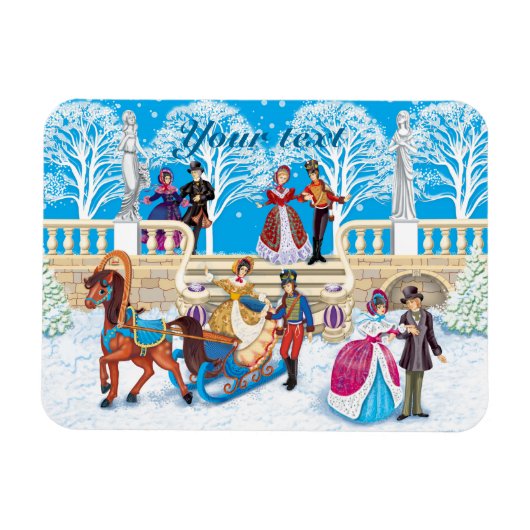 Winterwanderung Magnet (Horizontal)