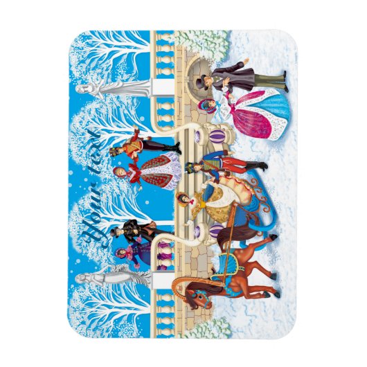 Winterwanderung Magnet (Vertikal)