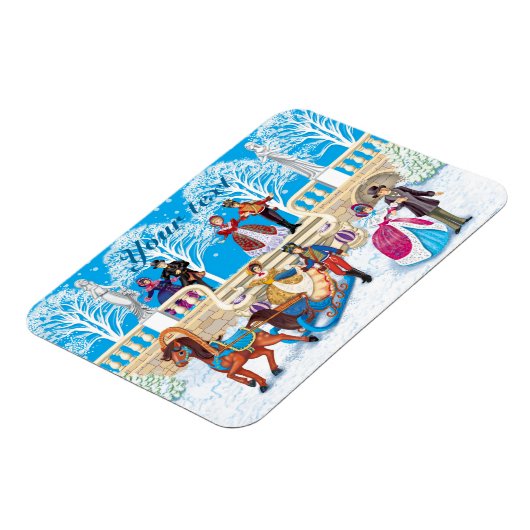 Winterwanderung Magnet (Linke Seite)