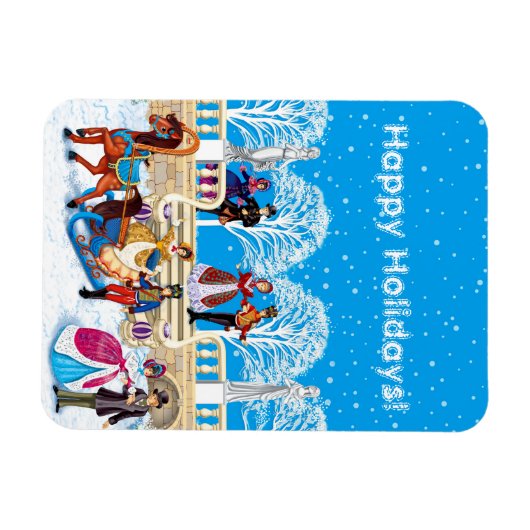 Winterwanderung Magnet (Horizontal)