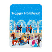 Winterwanderung Magnet (Vertikal)