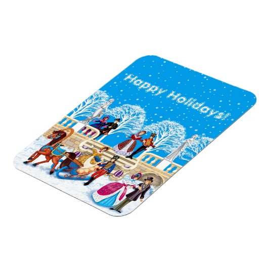 Winterwanderung Magnet (Linke Seite)