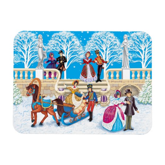 Winterwanderung Magnet (Horizontal)