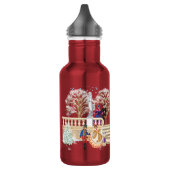 Winterwanderung Meine Damen und Herren Edelstahlflasche (Links)