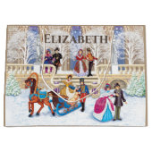 Winterwanderung Meine Damen und Herren Große Geschenktüte (Vorderseite)