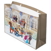 Winterwanderung Meine Damen und Herren Große Geschenktüte (Rückseite Schrägansicht)