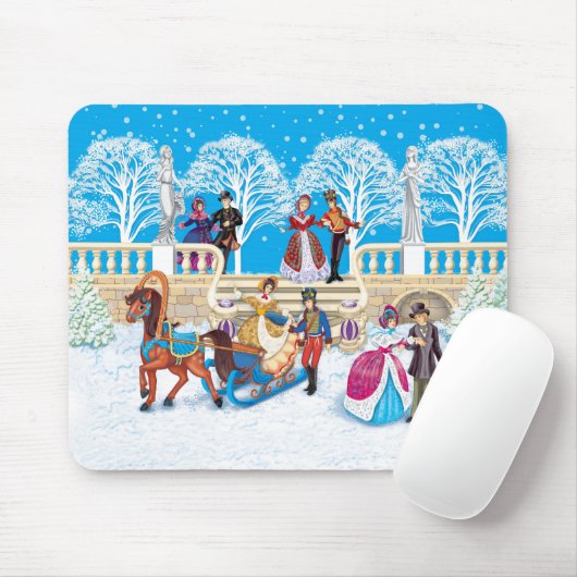 Winterwanderung Mousepad (Mit Mouse)