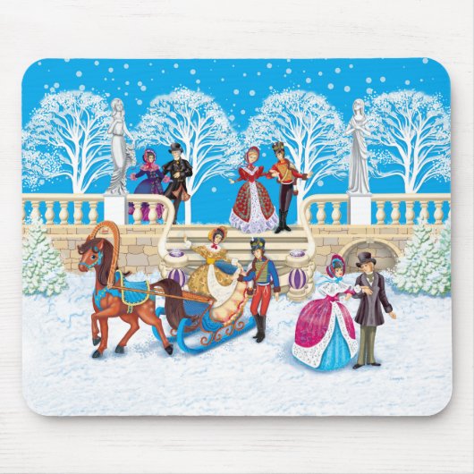 Winterwanderung Mousepad (Vorne)