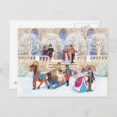 Winterwanderung Postkarte (Vorne/Hinten)