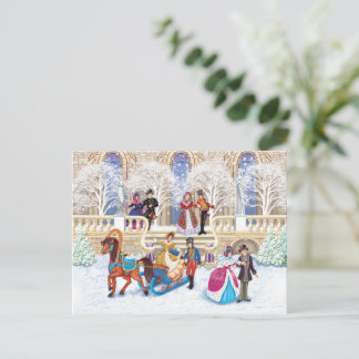 Winterwanderung Postkarte