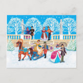 Winterwanderung Postkarte (Vorderseite)