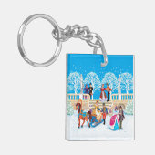 Winterwanderung Schlüsselanhänger (Vorderseite links)