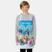 Winterwanderung Schürze (Getragen)