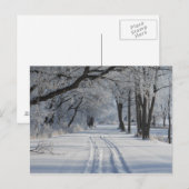 Winterwanderweg Postkarte (Vorne/Hinten)