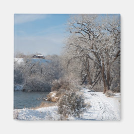 Winterwanderweg Weihnachtsmagnet Magnet