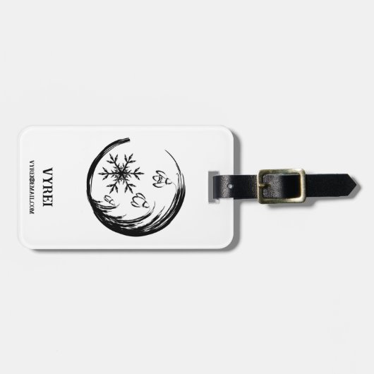 WinterWappen Gepäckanhänger (Vorderseite horizontal)