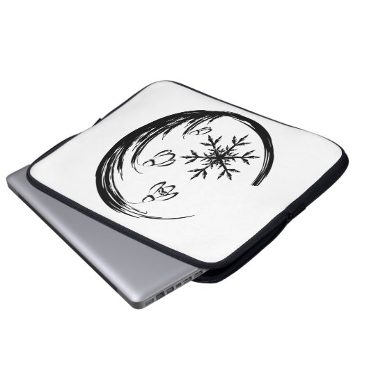 WinterWappen Laptopschutzhülle (Vorne Knopf)