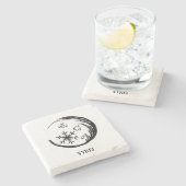 WinterWappen Steinuntersetzer (Seitenansicht)