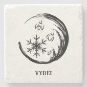 WinterWappen Steinuntersetzer (Vorderseite)