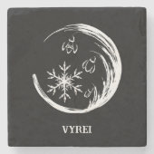 WinterWappen Steinuntersetzer (Vorderseite)