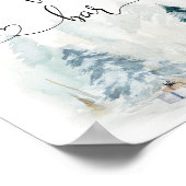 Winterwärme am Kaffeepender Poster (Ecke)