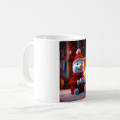 Winterwärme - Gemütliches Tasse-Design mit Schneef Kaffeetasse (Vorderseite Links)