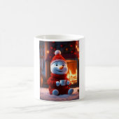Winterwärme - Gemütliches Tasse-Design mit Schneef Kaffeetasse (Mittel)